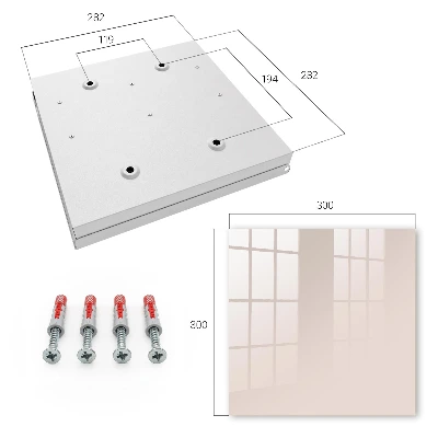 Key box for wall Pink stone