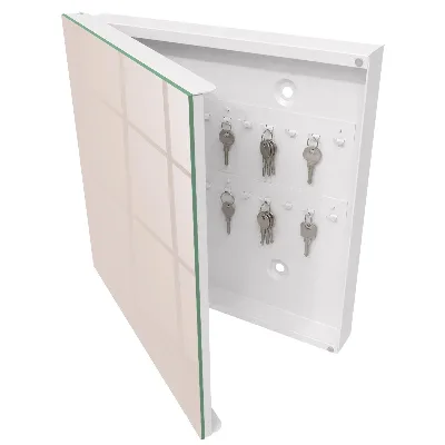 Key box for wall Pink stone