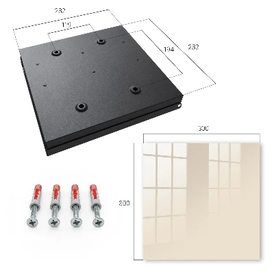 Key box for wall Light stone