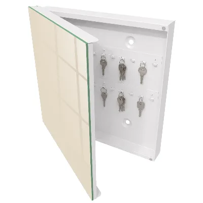 Key box for wall Cream
