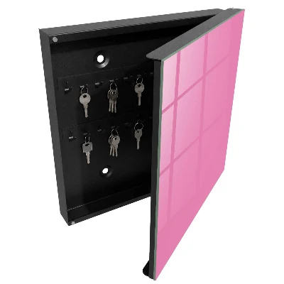 Wall mounted key box Cool pink