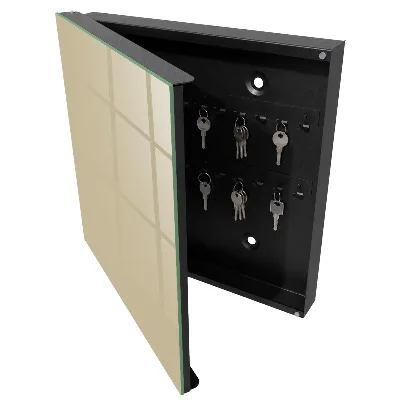 Key cabinet Muted brown