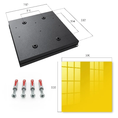 Key box for wall Intense yellow