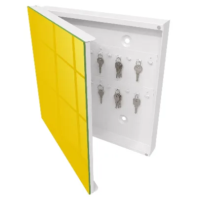 Key box for wall Intense yellow