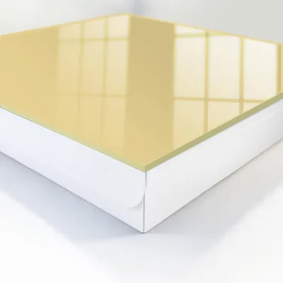 Wall mounted key box Beige-yellow