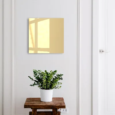 Wall mounted key box Beige-yellow