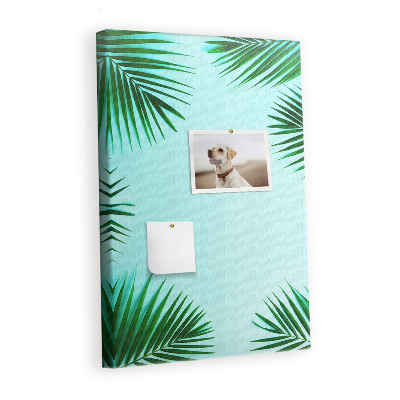 Pin board Tropical palm leaves