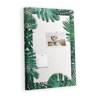 Pin board Monstera frame