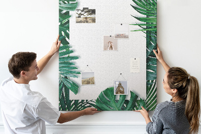 Pin board Monstera frame