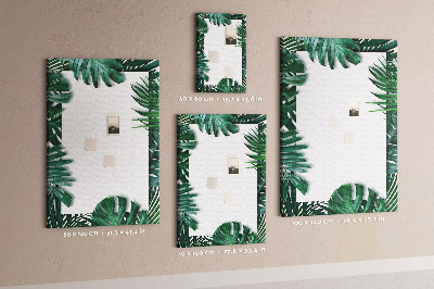 Pin board Monstera frame