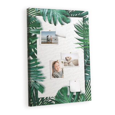 Pin board Monstera frame