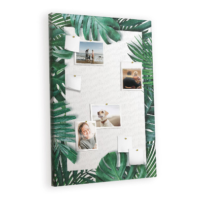 Pin board Monstera frame