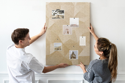 Cork pin board Decorated pattern