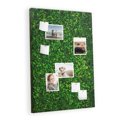 Cork memo board Wall leaves nature