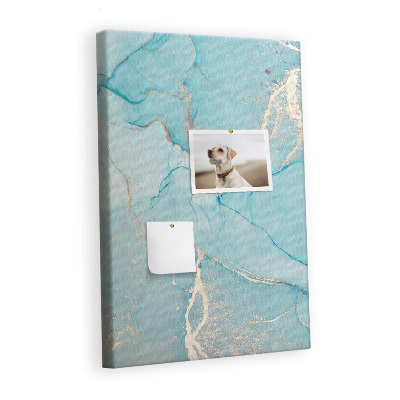 Cork pin board Decorative marble