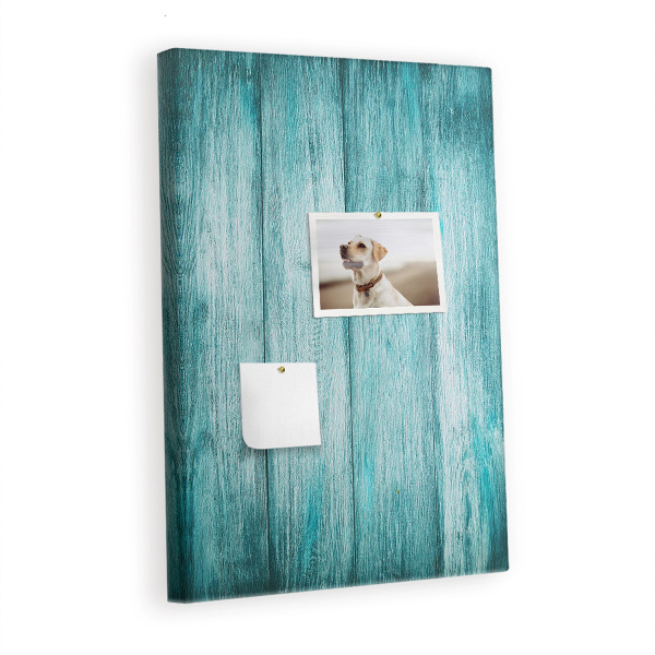 Cork display board Blue old wood