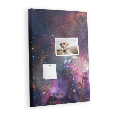 Cork display board Galaxy space