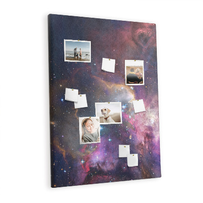 Cork display board Galaxy space