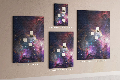 Cork display board Galaxy space