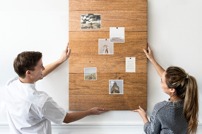 Cork display board Wood planks