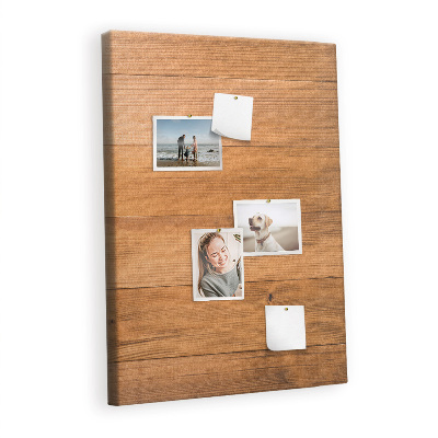 Cork display board Wood planks