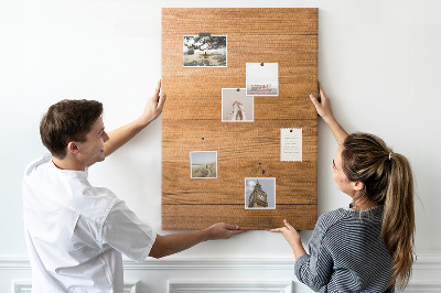 Cork display board Wood planks