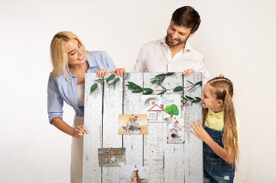 Cork notice board Wooden panels