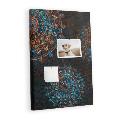 Cork memo board Decorative mandala