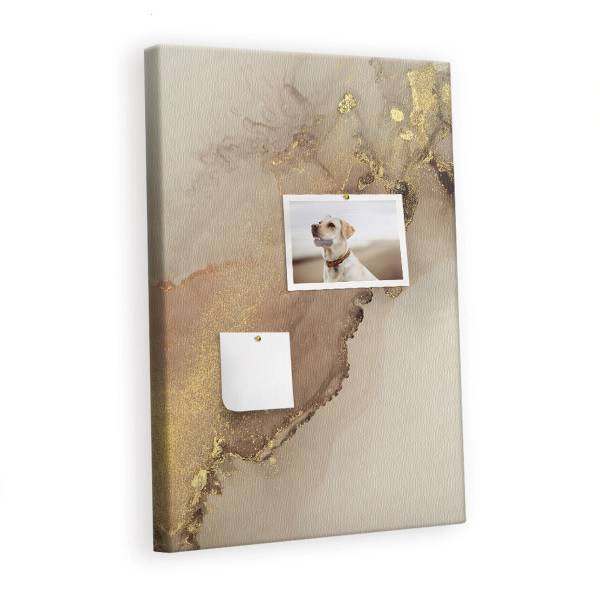 Cork memo board Glitter marble