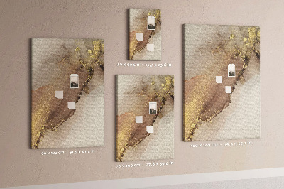 Cork memo board Glitter marble