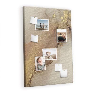 Cork memo board Glitter marble