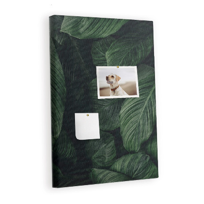 Cork memo board Jungle nature leaves