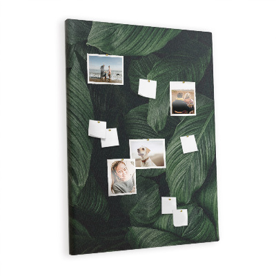 Cork memo board Jungle nature leaves