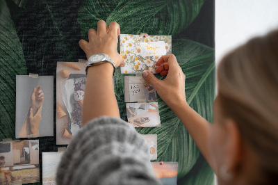 Cork memo board Jungle nature leaves