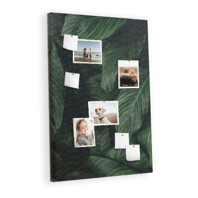 Cork memo board Jungle nature leaves