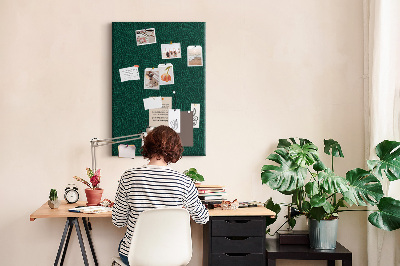 Cork pin board Pattern lines leaves