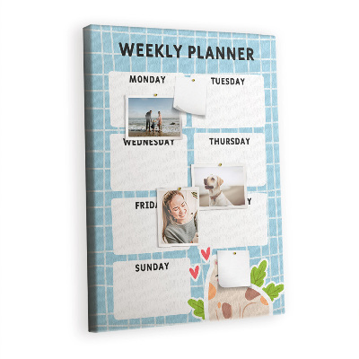 Pin board Weekly planner