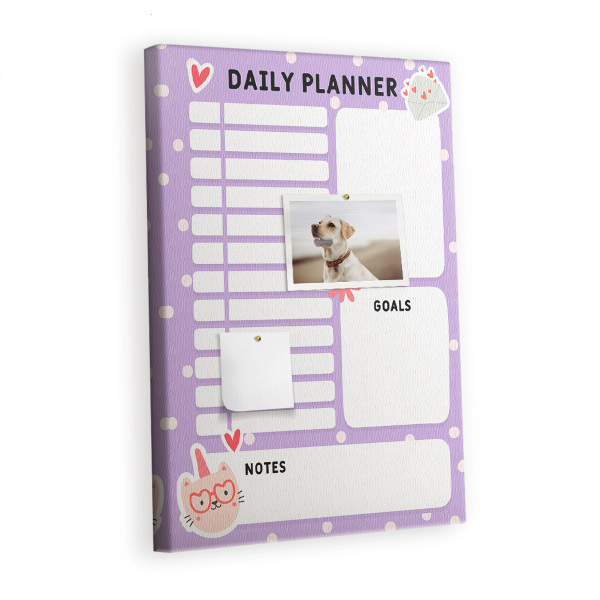 Pin board Daily planner