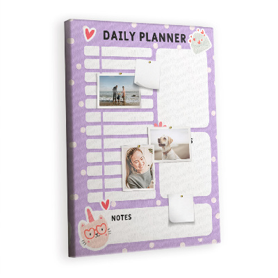 Pin board Daily planner