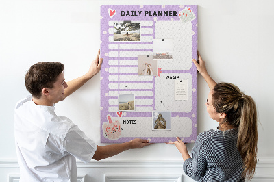 Pin board Daily planner