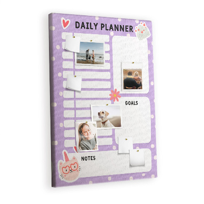 Pin board Daily planner