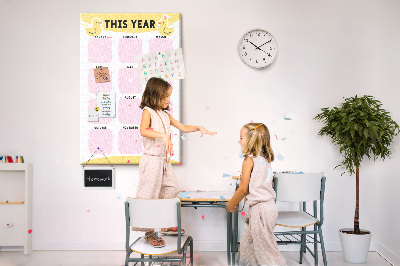 Pin board Yearly planner