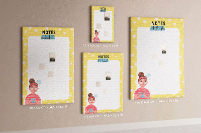 Pin board Notes board