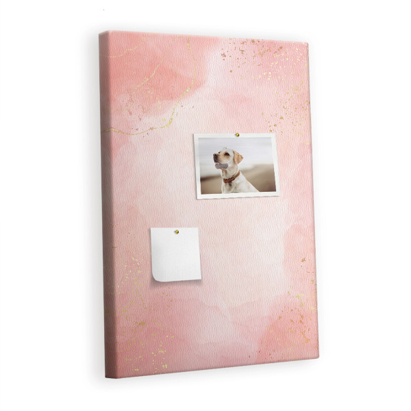 Pin board Pink marble