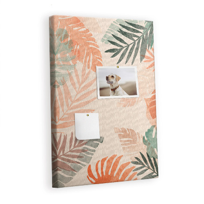 Pin board Palm leaves frame