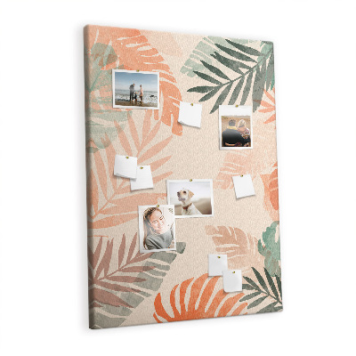 Pin board Palm leaves frame