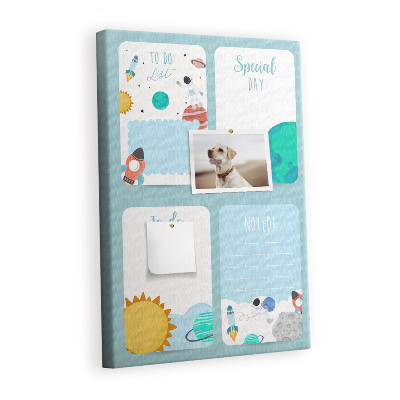 Pin board Galaxy planner