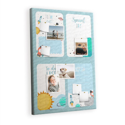 Pin board Galaxy planner