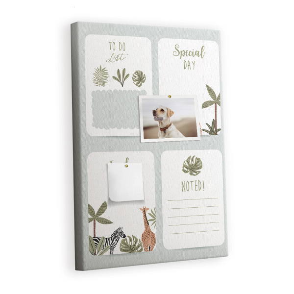 Pin board Safari planner