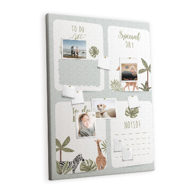 Pin board Safari planner